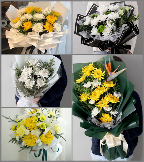 福建莆田荔城区黄石镇海滨村白事花束代送